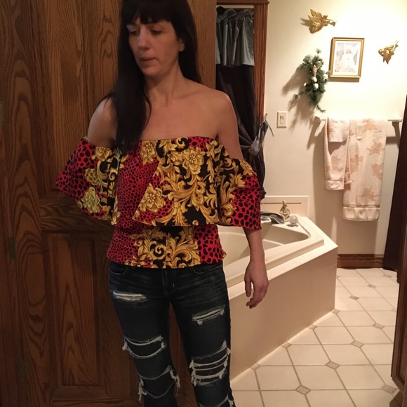 Seven Avenue NWT Strapless Cold Shoulder Top - Picture 3 of 4